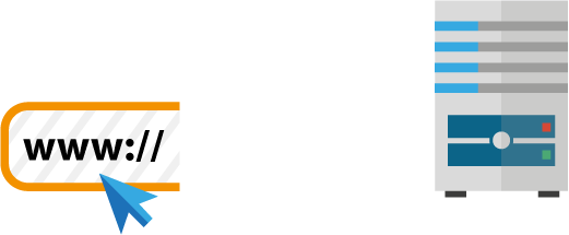 Icono hosting + dominio